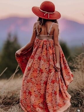 Pleiades floral dress